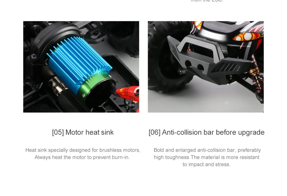 XLF X03A MAX Brushless Upgraded RTR 1/10 2.4G 4WD 60km/h RC Car Model Electric Off-Road Vehicles