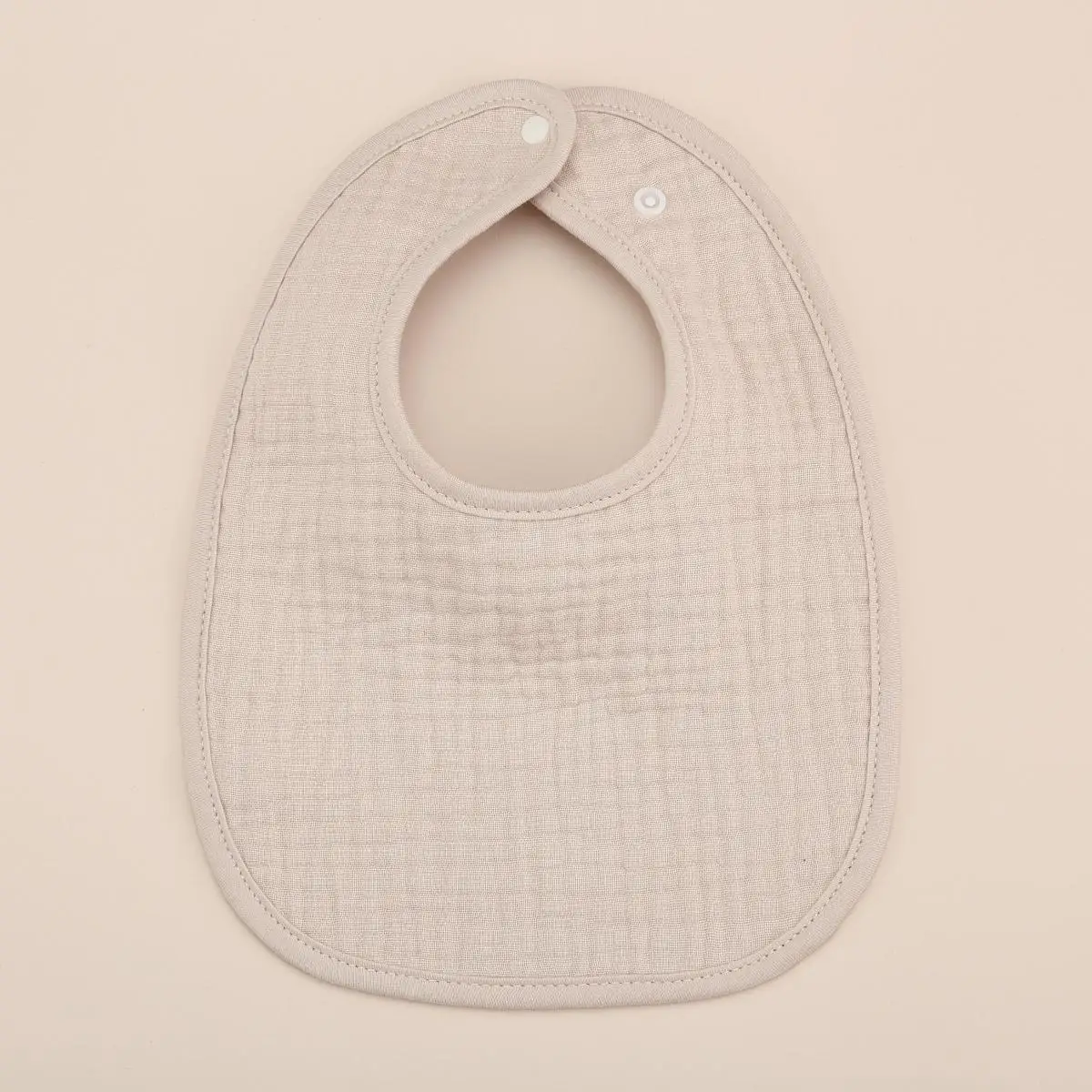 Soft 6 Layers Cotton Gauze Baby Feeding Drool Bib Summer Solid Infants Saliva Towel Burp Cloth For Newborn Toddler Boy Girl Bibs 2