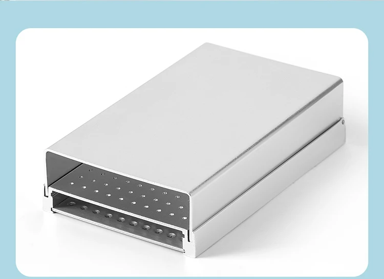 86/152 Löcher AZDENT Dentalbohrer-Halter Bohrer-Reinigungsständer Box Etui Autoklavierbar Aluminium Sterilisierbar für FG RA Bohrer Zahnmedizin – Detail 18