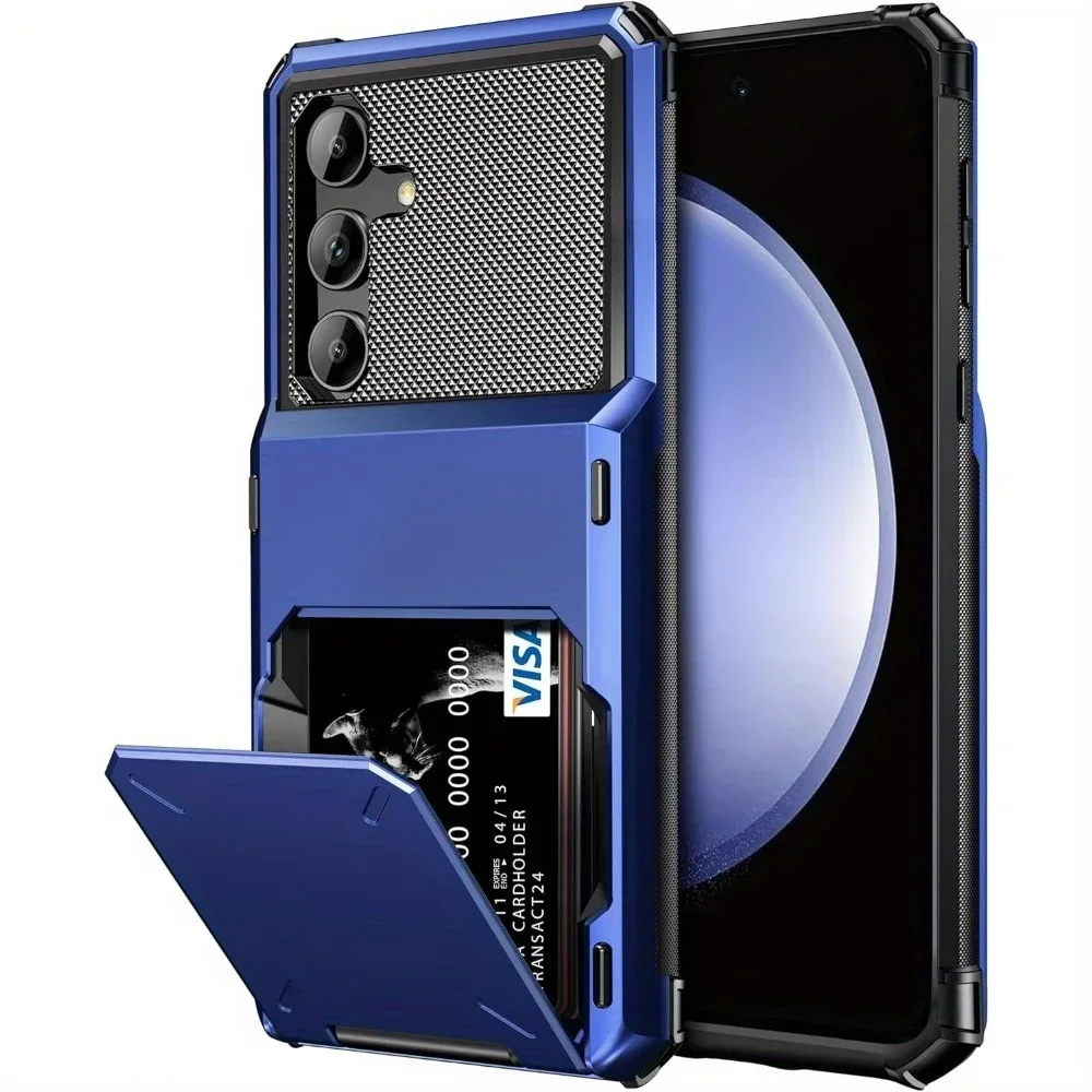 Premium Wallet Case with 5 Card Slots and Pocket Cover