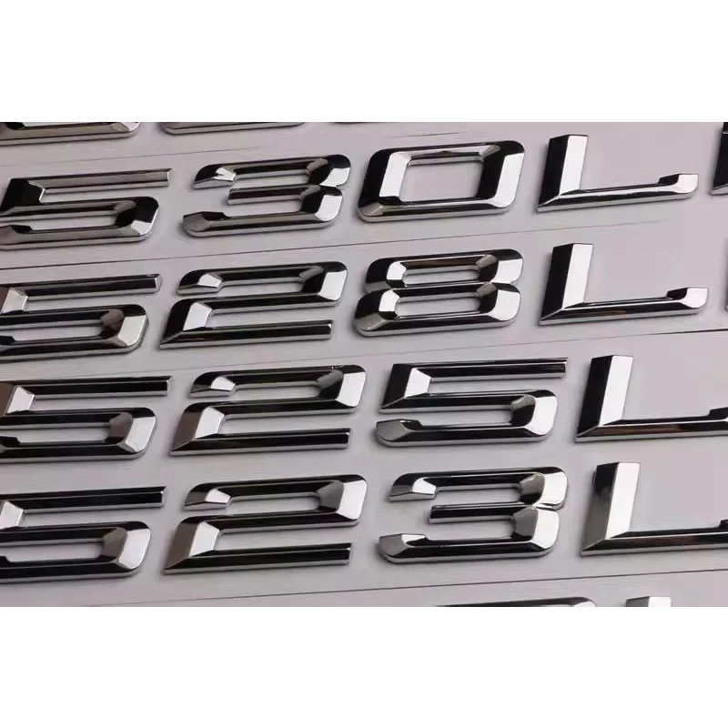 BMW 7 시리즈 730Li 740Li 745Li 750Li 760Li G11 G12 E38 E65 E66 F01 용 3D ABS 자동차 트렁크 레터 로고 데칼 배지 엠블럼 스티커