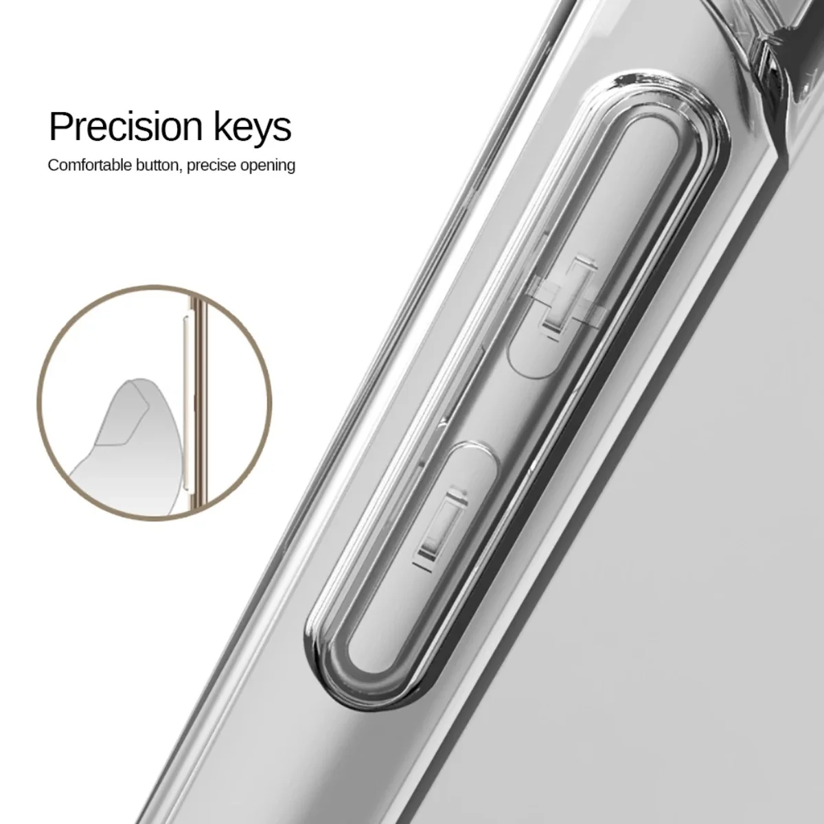 Clear Soft Silicone Transparent Phone Case, Back Cover