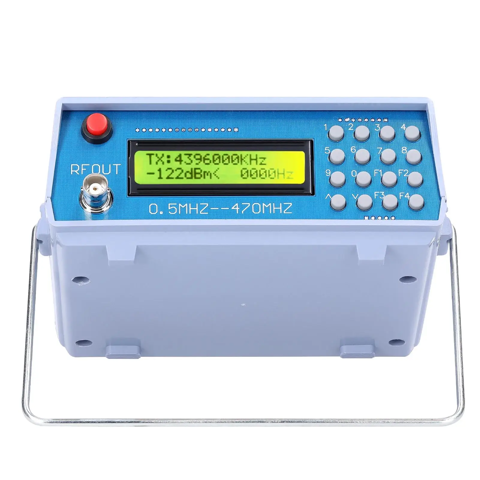 

RF Signal Resource Meter 0.5MHz-470MHz High Frequency Signal Generator for FM Radio Walkie Talkie Debug Digital CTCSS Economic