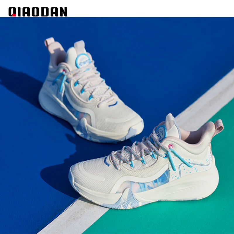 QIAODAN Basketball Shoes for Women 2023 New Anti Slippery Hard Wearing