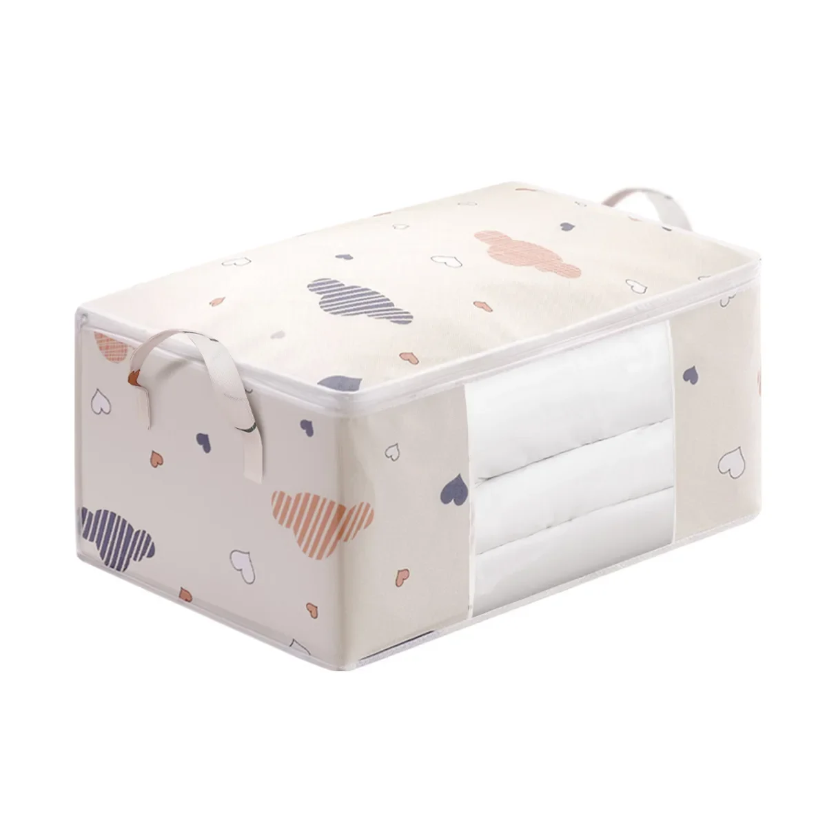Visual Quilt Storage Bag Household Wardrobe Quilt Clothes Organizer Large Capacity Blanket Sorting Bags Dust-proof Moving Bag 6