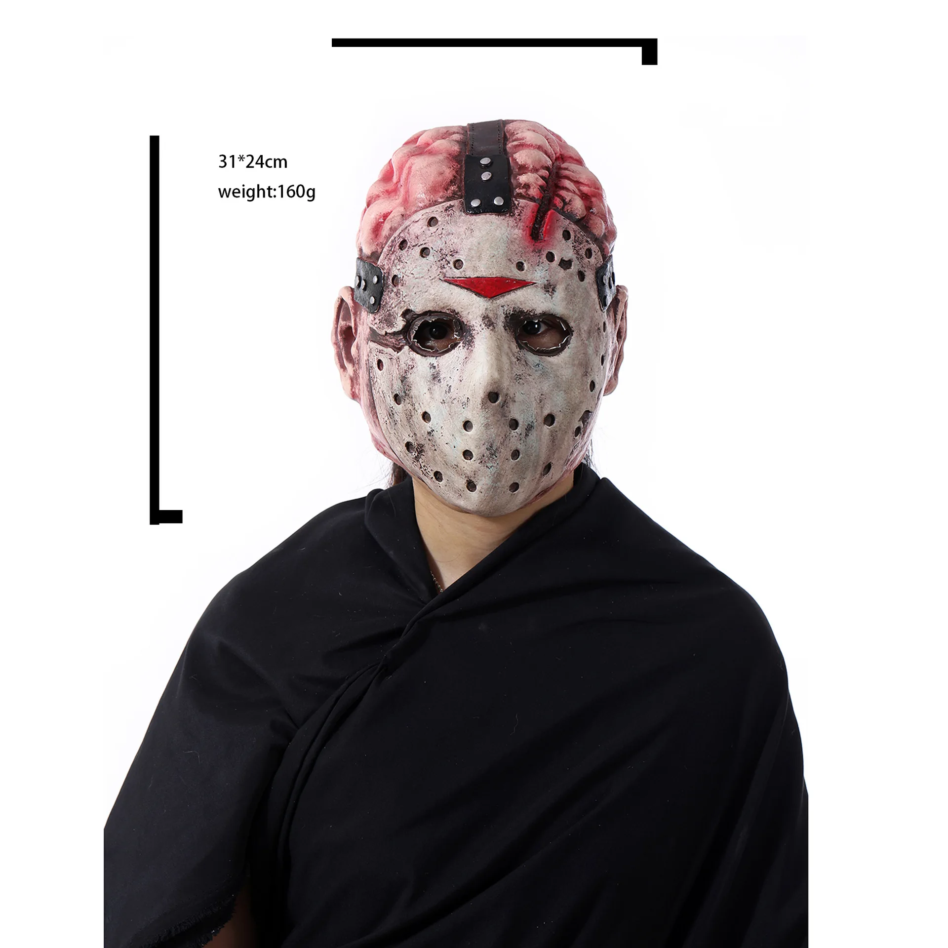 Jason Voorhees Friday The 13Th Horror Scary Mask Halloween Scary Masquerade Latex Mask Bloody Horror Cosplay Props