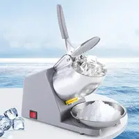 Machine à glace pilée anti-éclaboussures en acier inoxydable de qualité alimentaire, robuste et électrique 6