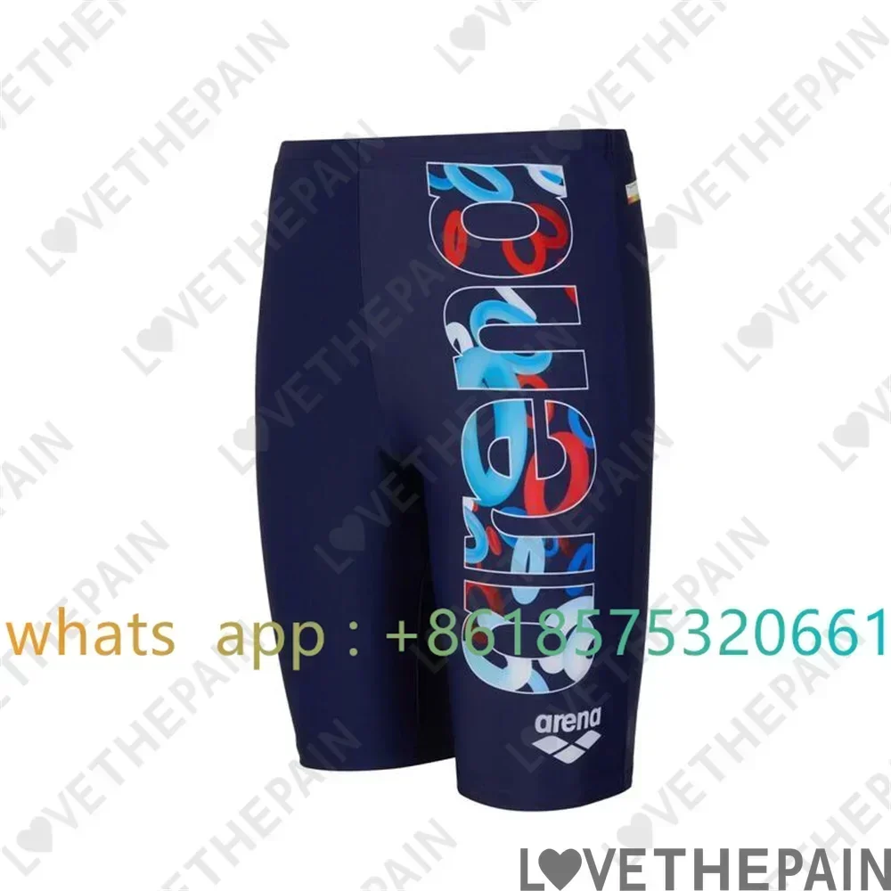 2024 Men Swimwear Shorts Training Swim Trunks Summer Beach Tight Quick Dry Swimming Jammer Running Sports Surfing Swimsuit Pants 4