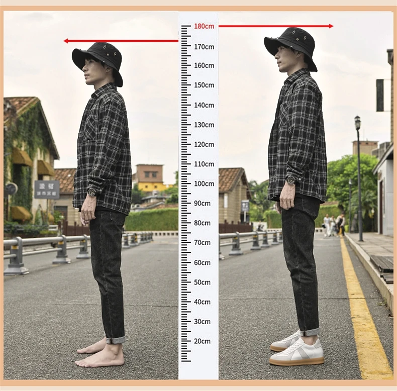 Elevator Sneakers For Women&Men Shoes Genuine Leather Height Increasing Shoes Lace Up Trainers Ladies Flat Shoes For Men