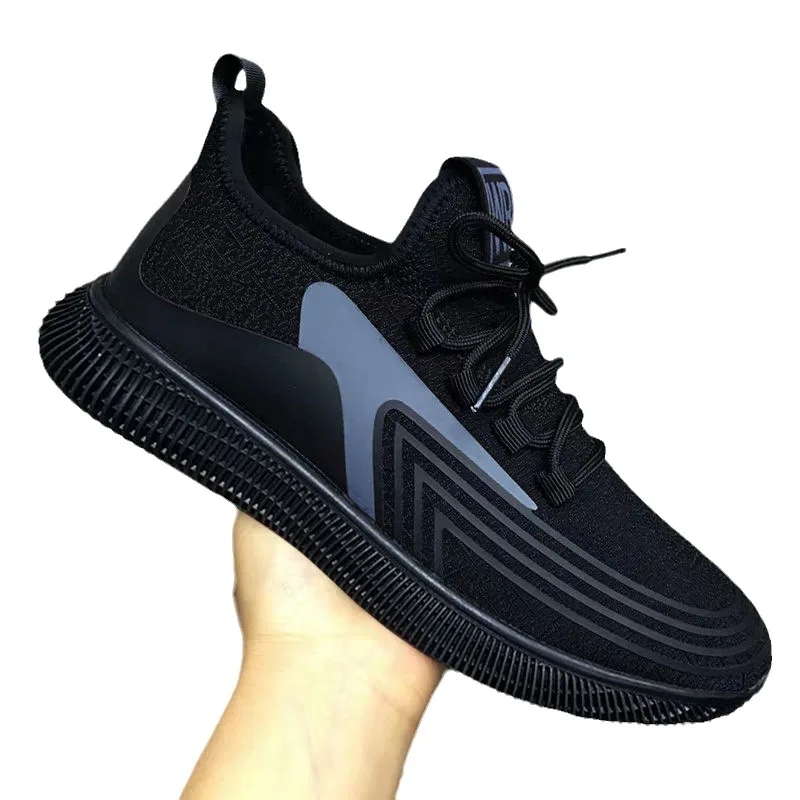 

Men's Breathable Flyknit Sports Shoes, Casual Sneakers, Trend, Summer, New, 2023