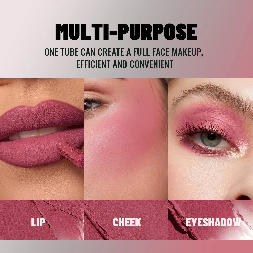 Pudaier 9 kleuren matte lip mousse fluweelzachte finish hooggepigmenteerd_voghion.com