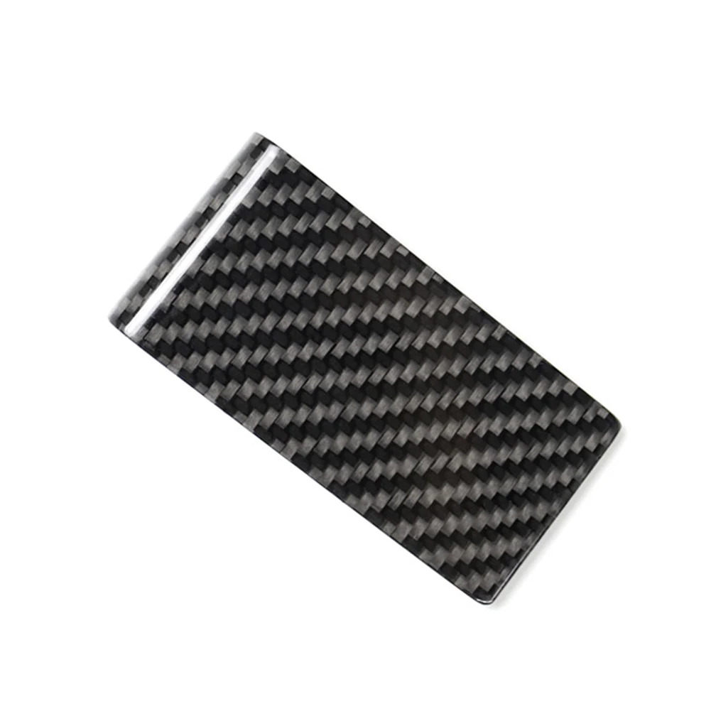 1PC Creative Car Auto Slim Card Holder Carbon Fiber Holder Credit Card  Money Bill Business Banknote Storage Clip Accessory Kit