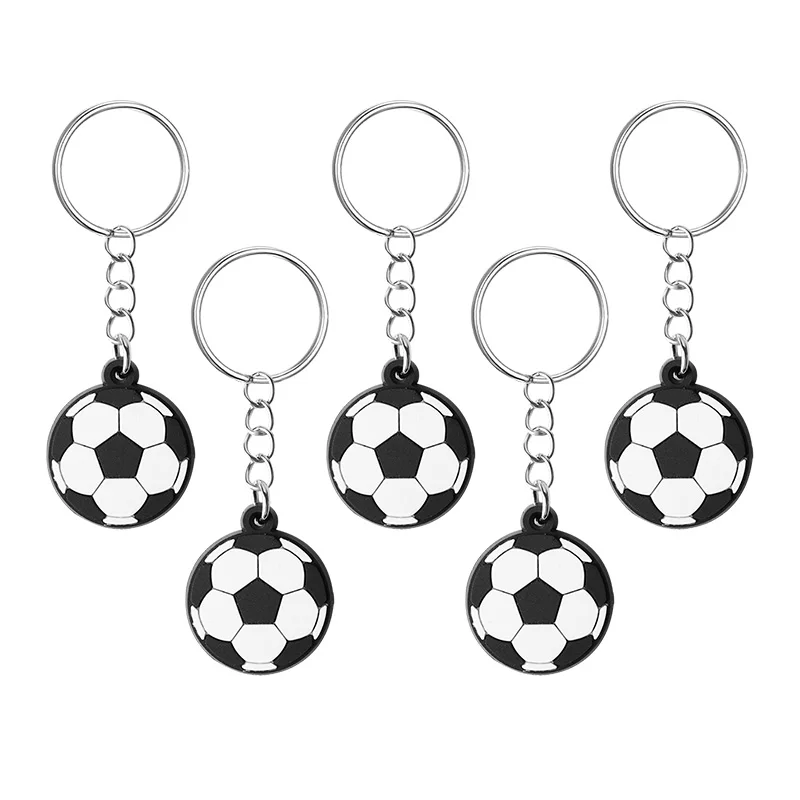 12/20/30 Stück Fußball-Party-Schlüsselanhänger für Kinder, Sport-Themen-Geburtstagsgeschenke, Piñata-Füller, Weihnachtsgeschenk, Fußball-Rucksackanhänger – Detail 9