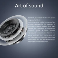FiiO FT1-New version Closed-Back Over-Ear  Fiber Composite Diaphragm Wired Hi-Fi Headphones, American walnut Ear Cups for Studio - Image 5