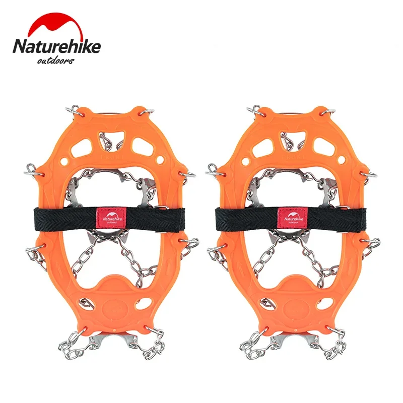 

Naturehike Outdoor crampons 10 teeth 25 teeth stainless steel snow non-slip mountaineering snow claw shoe covers