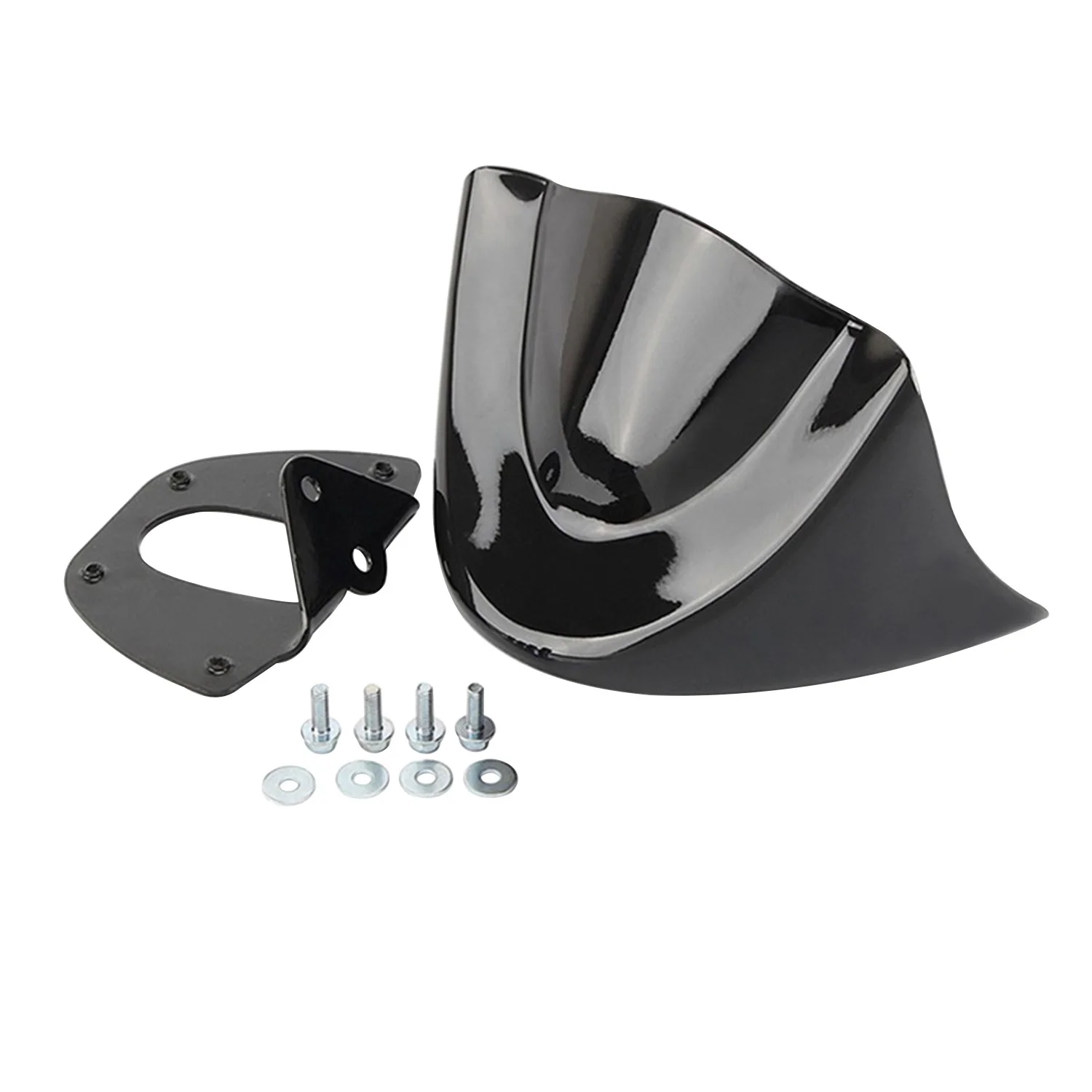 Front Chin Lower Fairing Spoiler Air Dam Cover For Harley Dyna Fat Bob Wide Glide FXD 2006-