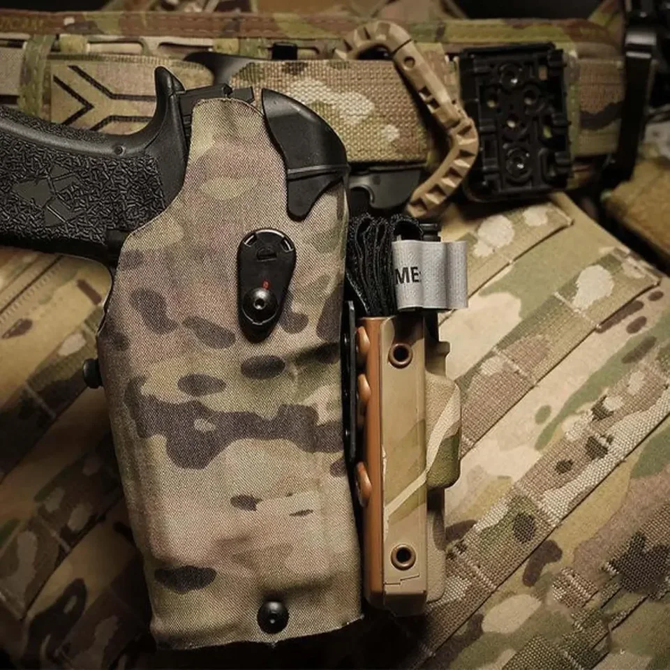 Universal QLS 19 22 Quick Release Plate Gun Holster Platform Adapter Quick Locking System Kit