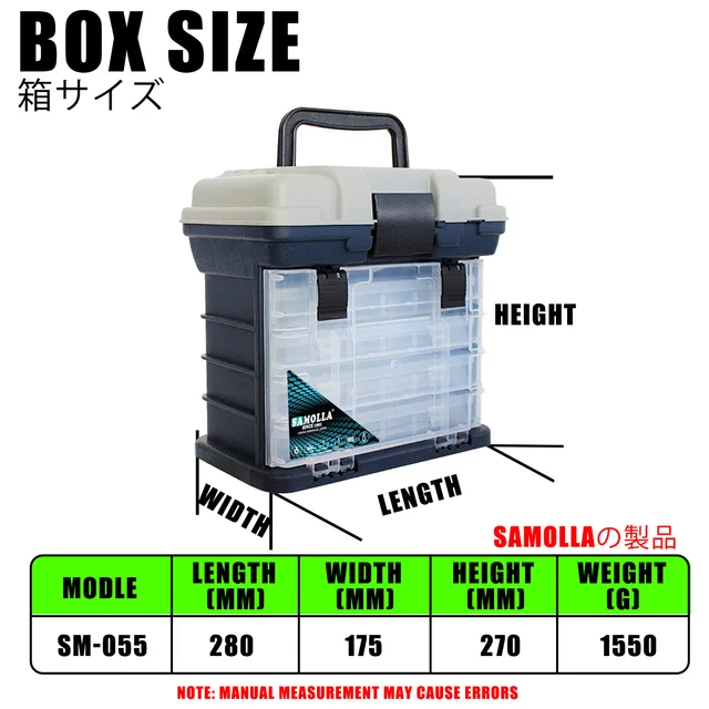 Boîte De Pêche 4 Couches Robuste - Portable, Rangement Organisé - Peut Servir De Siège !