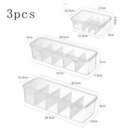 Transparent Data Cable and Card Organizer Box with Dustproof Lid (Set1)