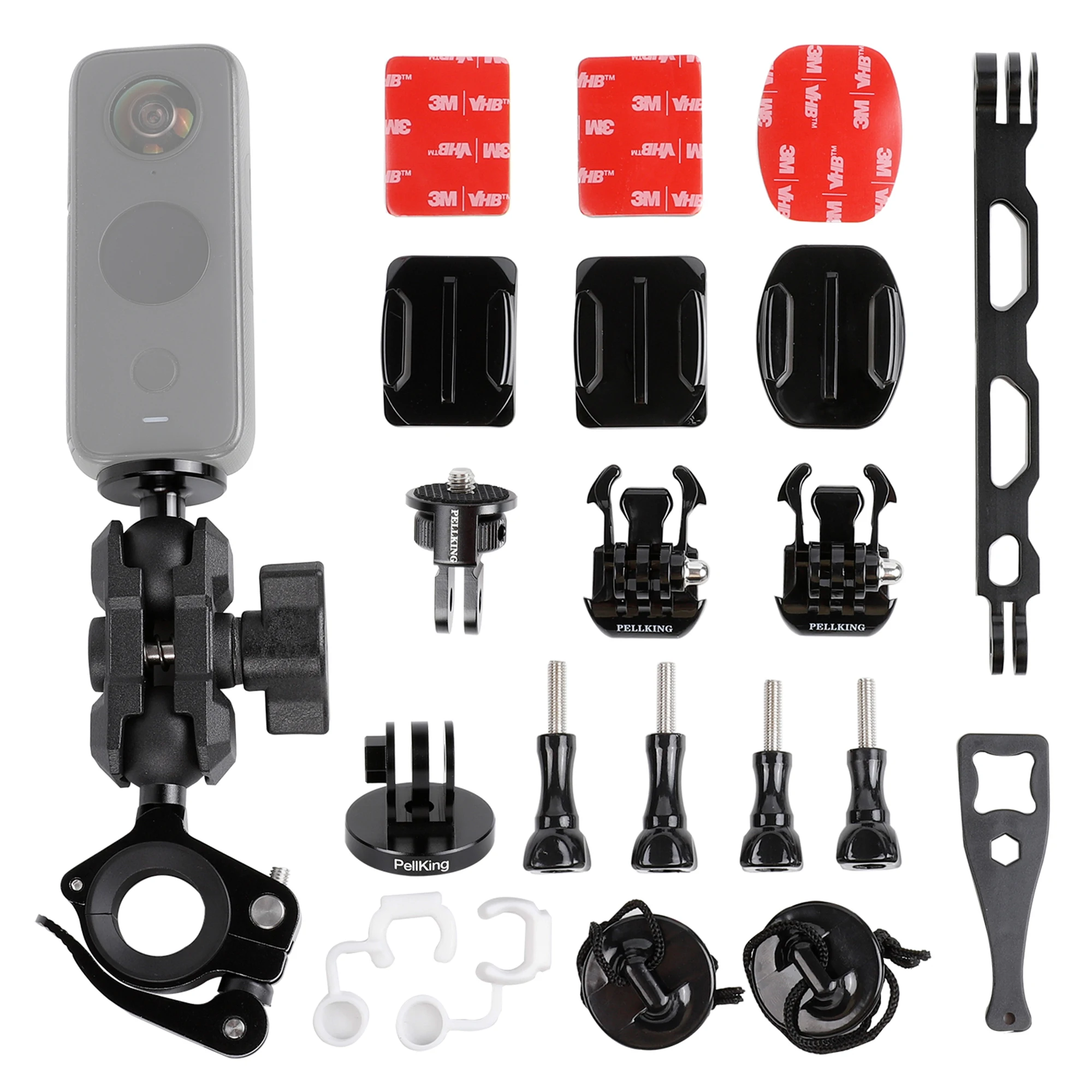 Kit d'accessoires pour vélo Insta360 V2 (ONE RS/ONE X2/ONE R/ONE X/GO 2/X3)