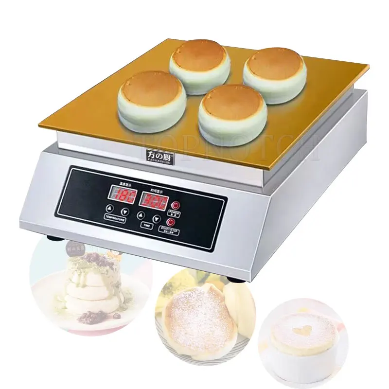 

Single Plate Commercial Souffle Pastry Pan Cake Equipment Mini Pancake Maker Fluffy Souffle Machine Kitchen Appliance