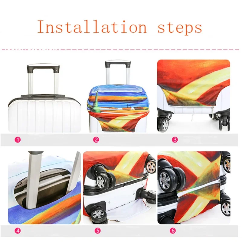 Thicken Elastic Travel Luggage Protective Covers Luggage Cover - Main Image