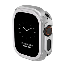 Premium Aluminum Alloy Watch Protector Cover - Elegant Bumper Case for Series 987 45mm (Silver)