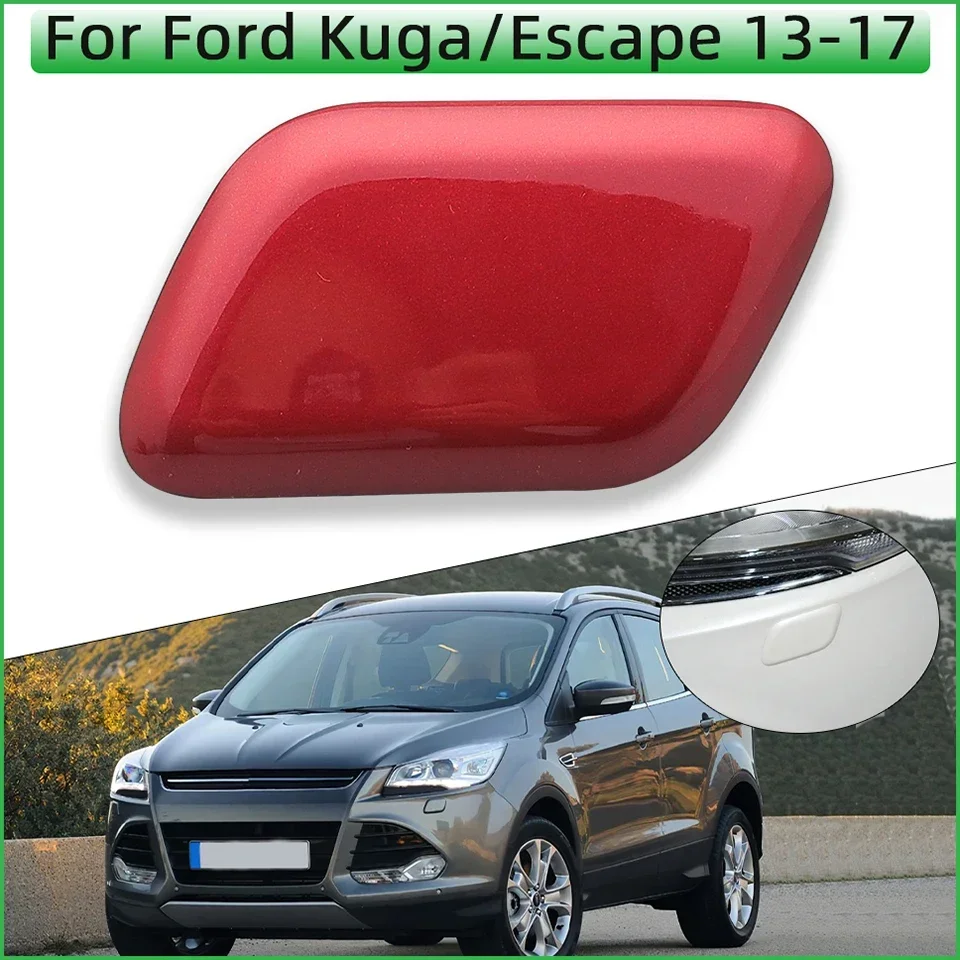 Ford Kuga 2013 2014 2015 Escape Front Bumper Headlight Washer Spray Nozzle Cover car headlight washer nozzle cover