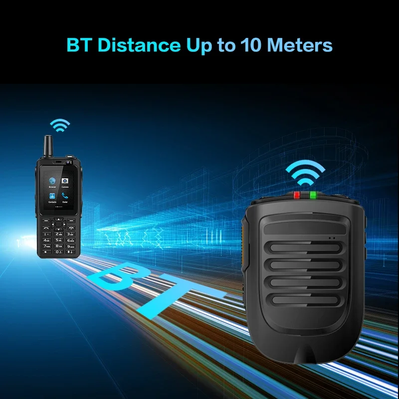 UNIWA BM001 Zello Walkie Talkie Zello SOS Zello PTT Button 2000mAh POC Handheld Wireless BT Microphone for Alps F40 F22+F25 3