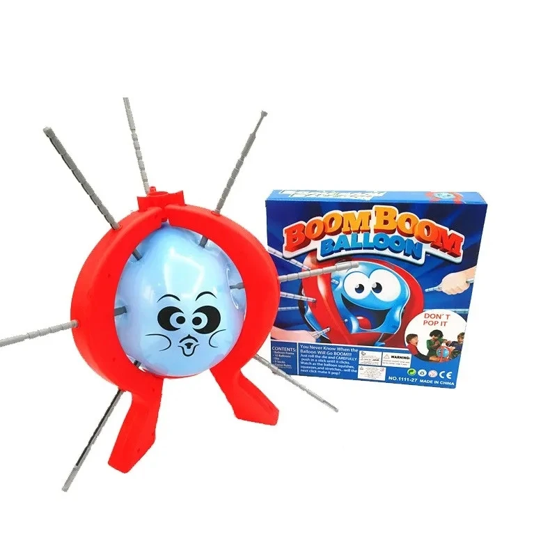 Exciting boom boom balloon tabletop game bursting balloon for party game prop Prank punishment for kids family birthday present 4