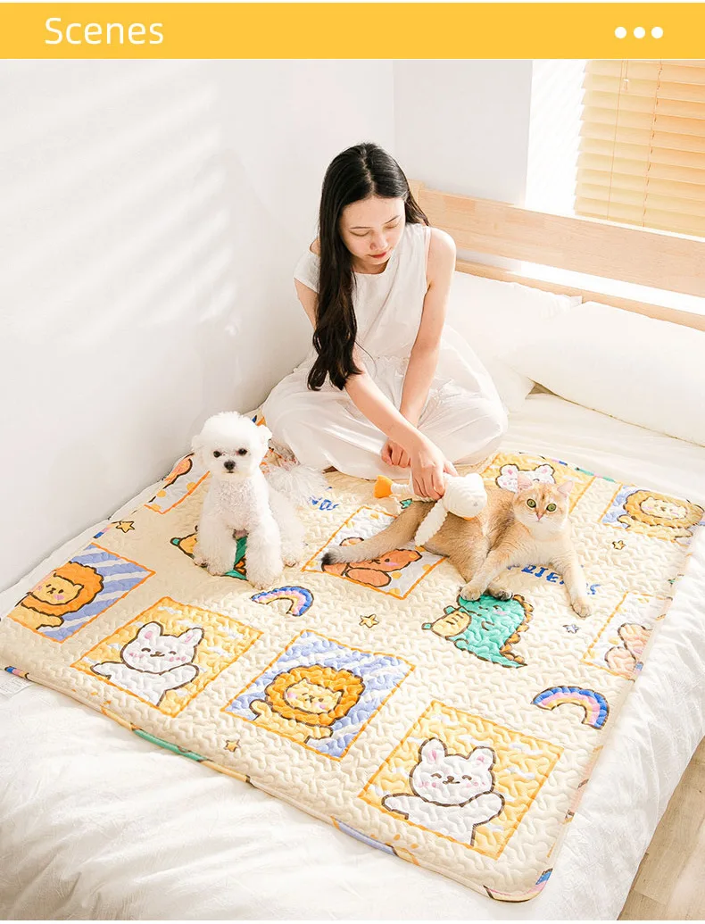 

Pet Floor Mat Cat Cat Mat Sleeping with Sleeping Mat Autumn and Winter Cooling Pad Cat Mat Dog Cage Mat Board