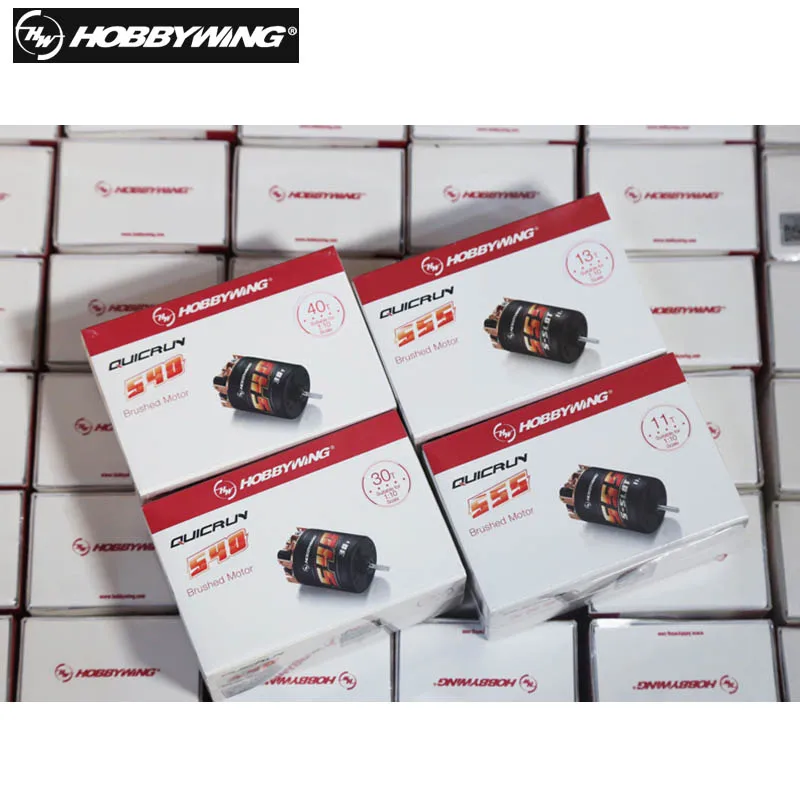 

NEW HOBBYWING QuicRun 540 30T 40T 555 11T 13T Brushed Motors for 1/10 RC Model Car Crawler Buggy Retrofitting Accessories