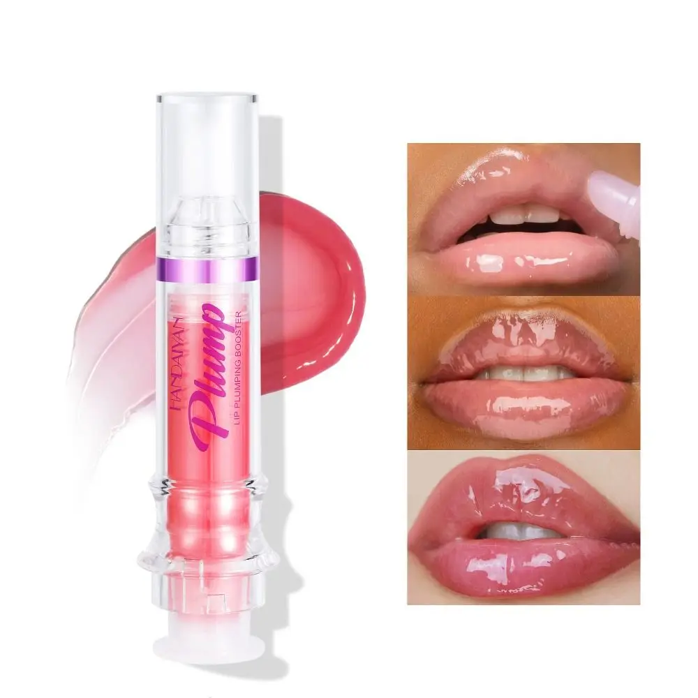 

Moisture Pearlescent Lip Gloss Tube Glitter Non-Sticky Cup Lip Plumping Booster Long Lasting Plump Lip Balm Mirror Lip Glaze