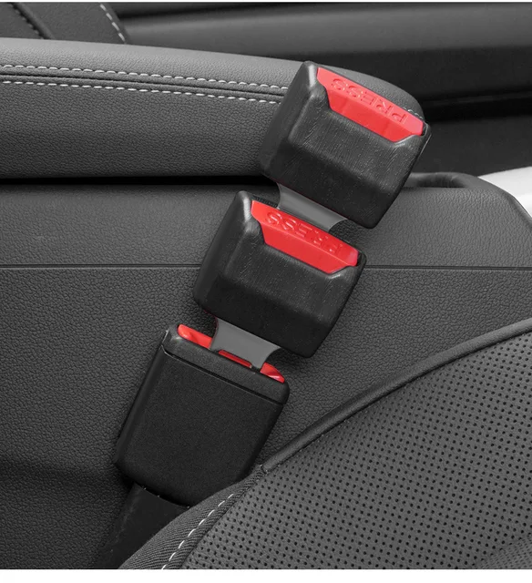 Extensor de Clip para cinturón de seguridad de coche, hebilla de bloqueo de cinturón de seguridad, enchufe de inserción gruesa, extensor de enchufe, hebilla de seguridad, accesorios para coche, 1 unidad/2 piezas - Image 4