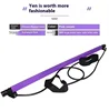 Portable Yoga Pilates Bar Stick with Resistance Band Home Gym Muscle Toning Bar Fitness Stretching Sports Body Workout Exercise 5