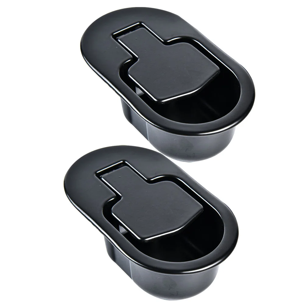 2 Pcs Chaise Longue Pink Car Accessories Switch Metal Pull Handle