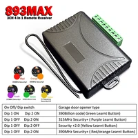 Liftmaster 893MAX Garage Door Remote Receiver For 893LM 973LM 373LM 971LM 890MAX Gate Remote Control Compatible Security+ Opener 1