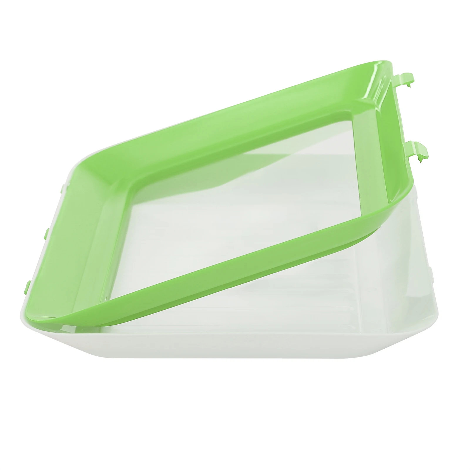 8pcs/6pcs/4pcs Reusable Food Storage Containers Airtight Lock Freshness Plates Set Stackable for Fridge/Freezer