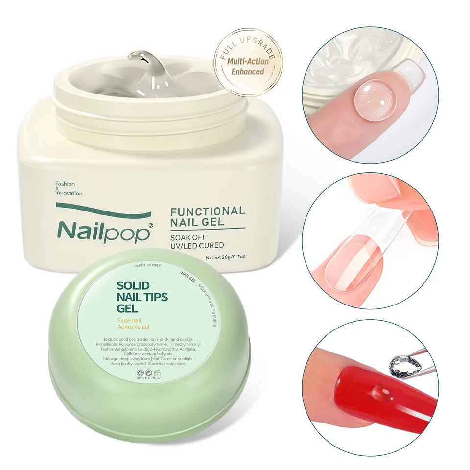 Strong Adhesive Nail Gel for Press On Nails