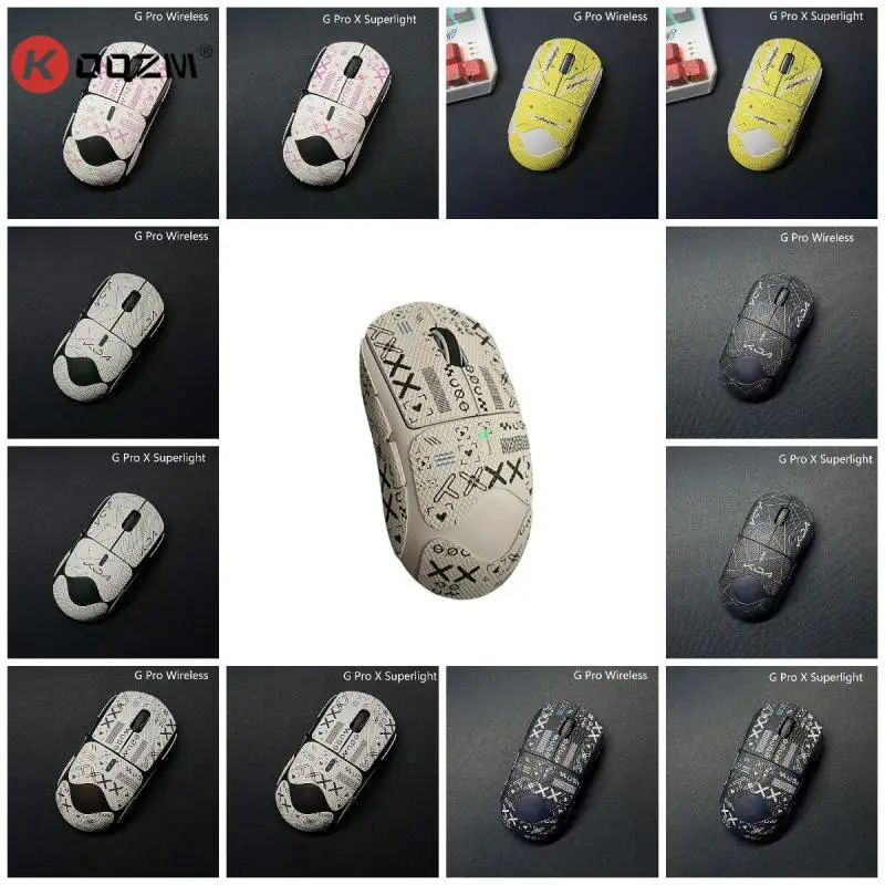1Set Mouse Di Ricambio Adesivo Antiscivolo Btl Mouse Grip Tape Skate Adesivo Fatto A Mano Logitech G Pro Wireless G Pro X Superlight