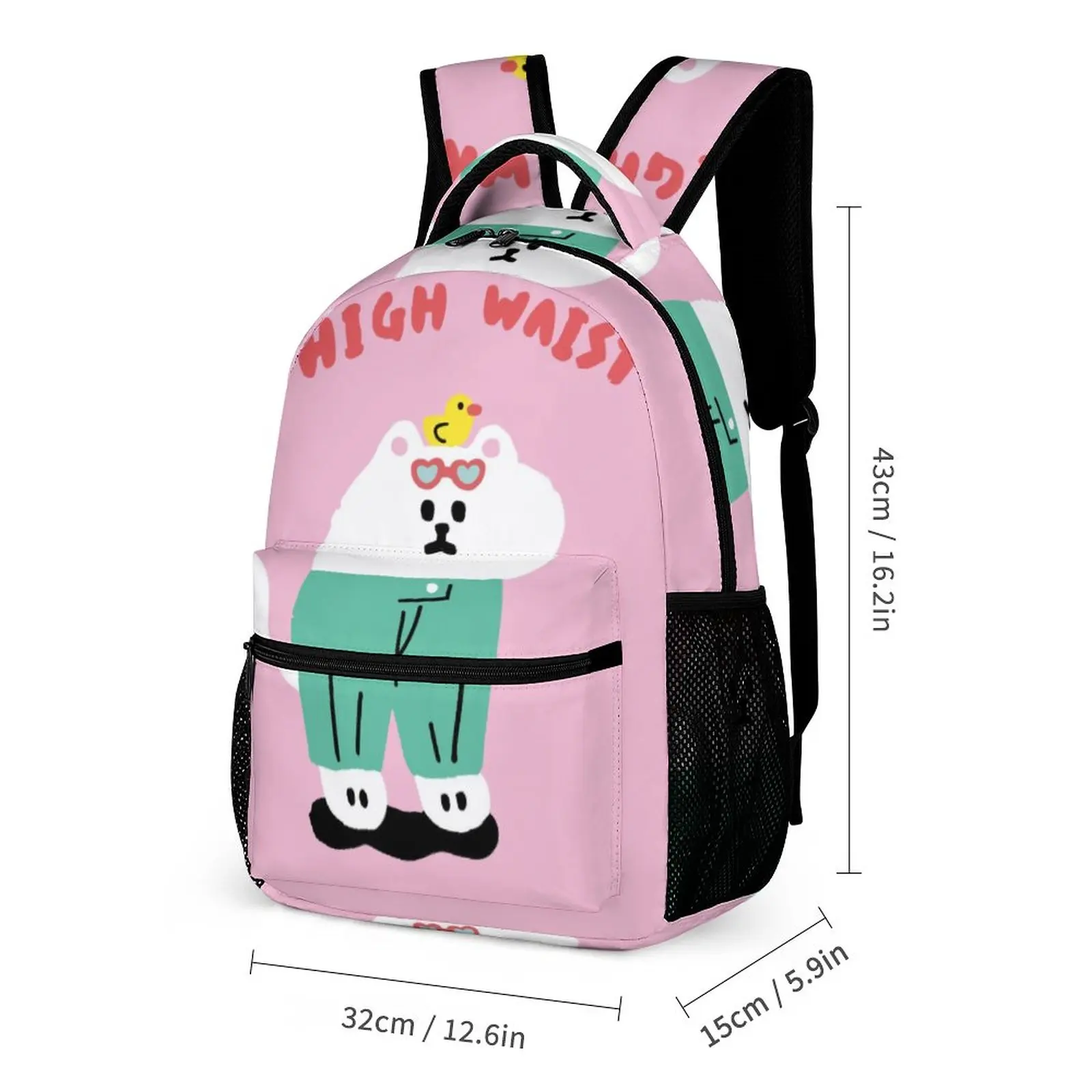 3PCS Full Printing Book Bag Children's Backpack in Kindergarten Mochila Set Adjustable Travel Backpack