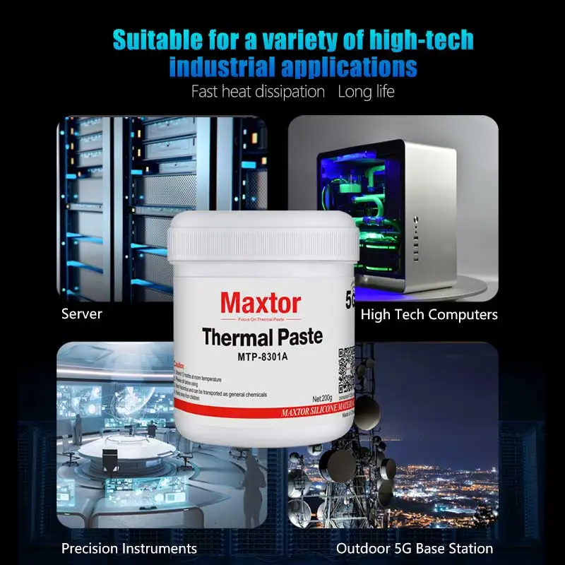 Maxtor-graxa Térmica para Processador Intel Amd Refrigerador do Cpu Ventilador de Refrigeração Vga Gpu Dissipador de Calor Gesso 11.2w mk - Imagem 4