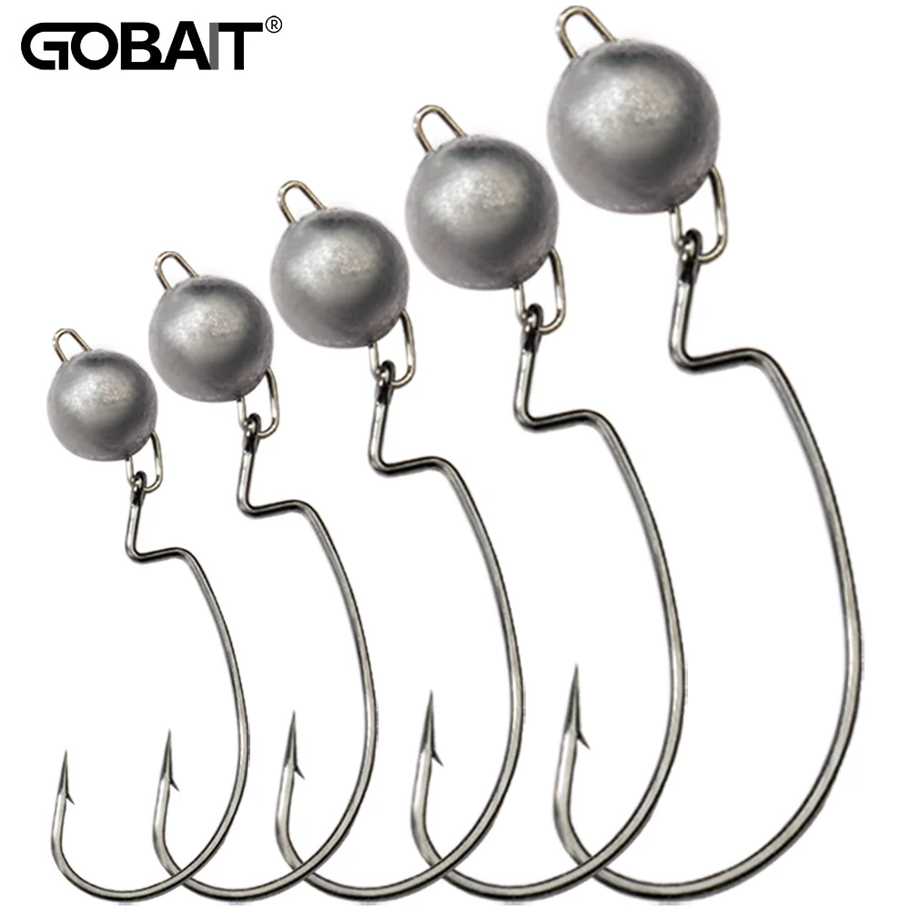 5 Stücke Metall Jig Kopf Wurm Haken 2g 10g 18g Gewicht Kurbel Getriebe Sinker Pesca Weedless Offset Texas Rig Angelgerät Kit Angelhaken