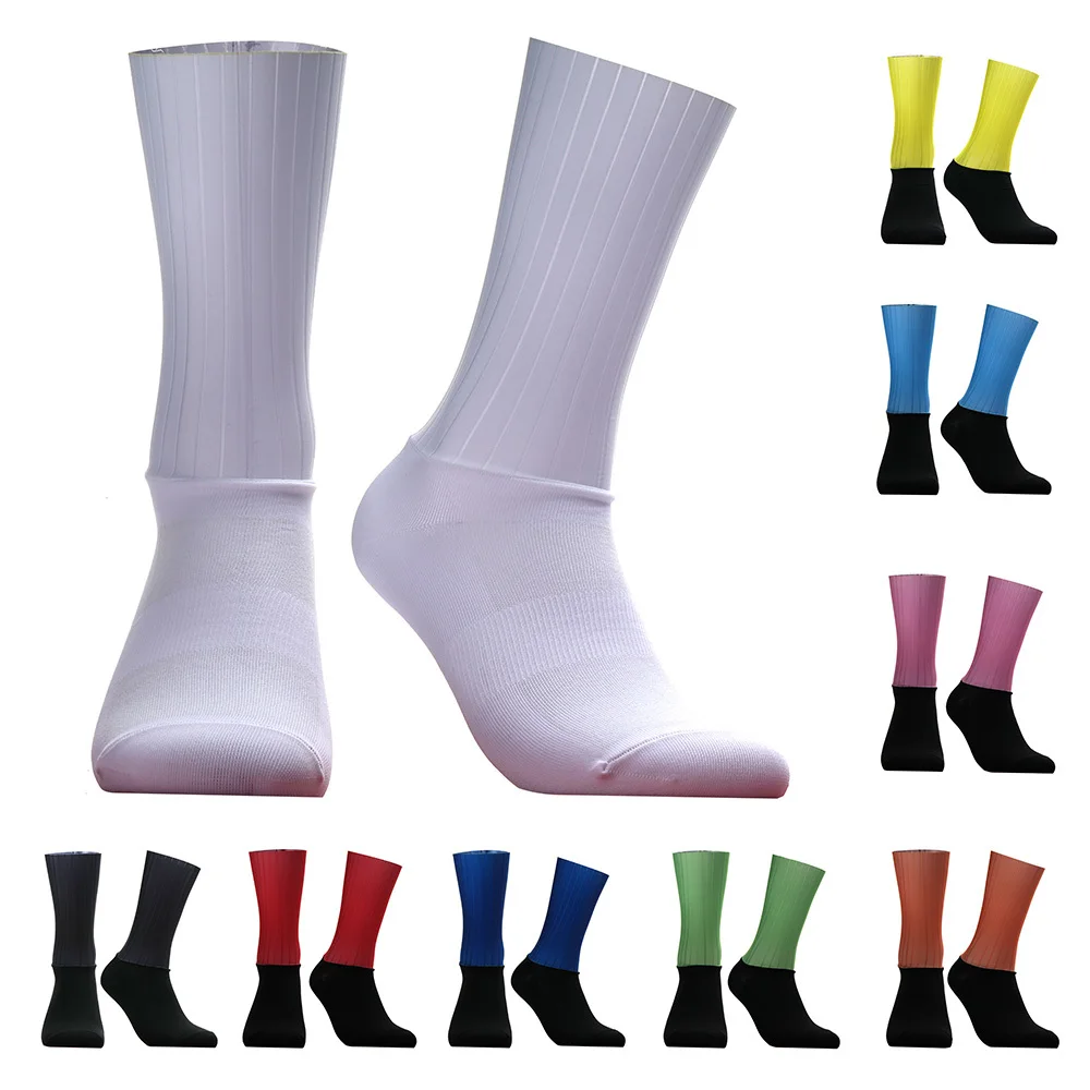 

Socks Team Aero New Seamless Anti Slip Bike Cycling Socks Road Bicycle Socks Outdoor Racing Bike Compression Sport Socks