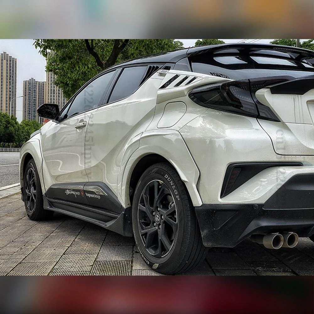 Para toyota chr C-HR acessórios 2020 2016 2017 2018 2019 2021 tuning decoração kit corpo traseiro triangular janela persianas