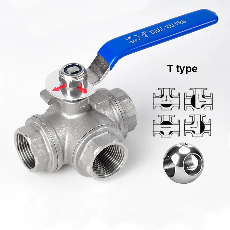 SS 3-Way TC End Ball Valve – Stainless Steel 304 - Buy Industrial Goods Mumbai - View #6