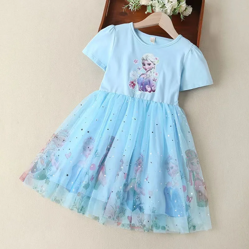 Frozen Elsa & Anna Girls Dress 2