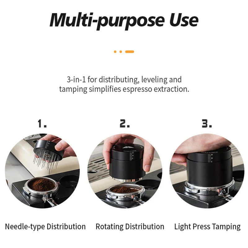 مكبس و موزع قهوة OANKR 2 في 1 - أدوات اسبريسو احتر...