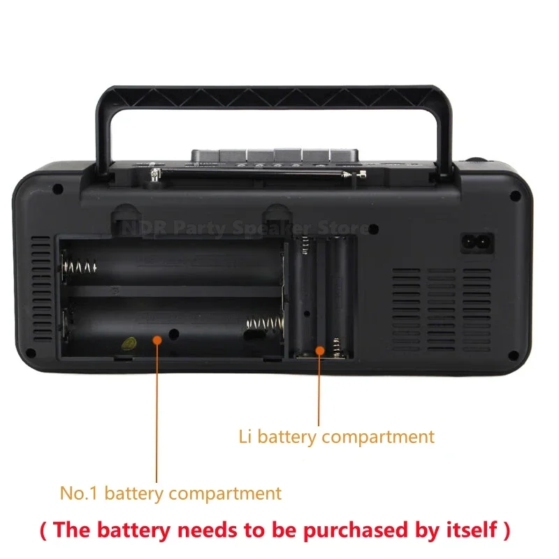 Retro Boombox Tape Player and Recorder AM/FM/SW Multi-band Radio with Built-in Bluetooth Speakers High Quality and High Volume