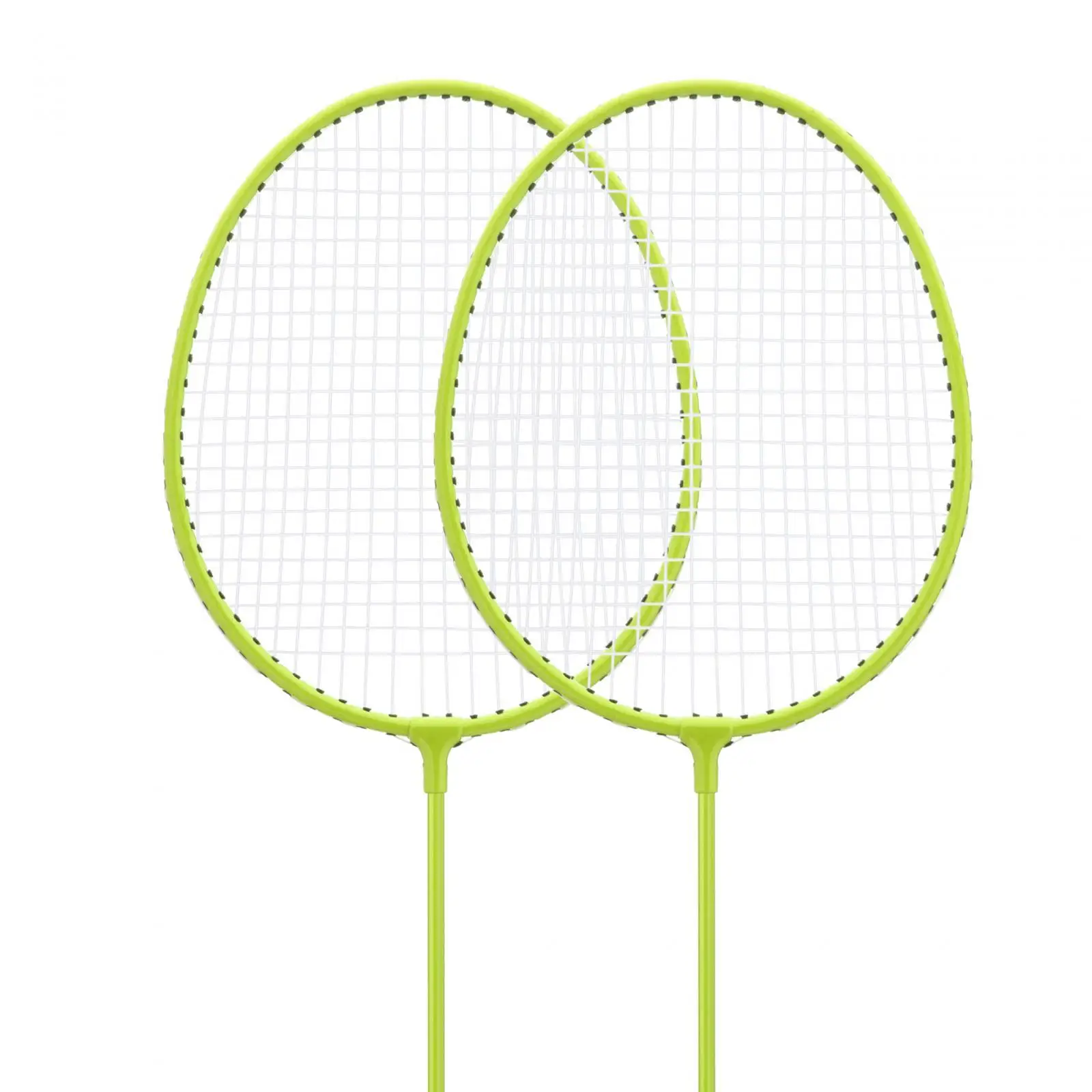 2x Badminton Racquet Professional Badminton Set with 3 Nylon Balls Alloy Shaft Beginners Lightweight Equipment